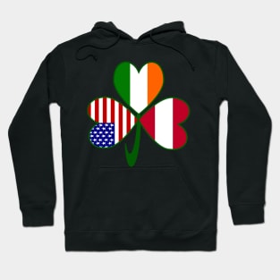 Austrian Irish American Shamrock Hoodie